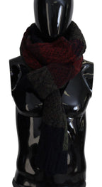 Dolce & Gabbana Multicolor Knitted Men Neck Wrap Shawl Scarf - Maison Luxe