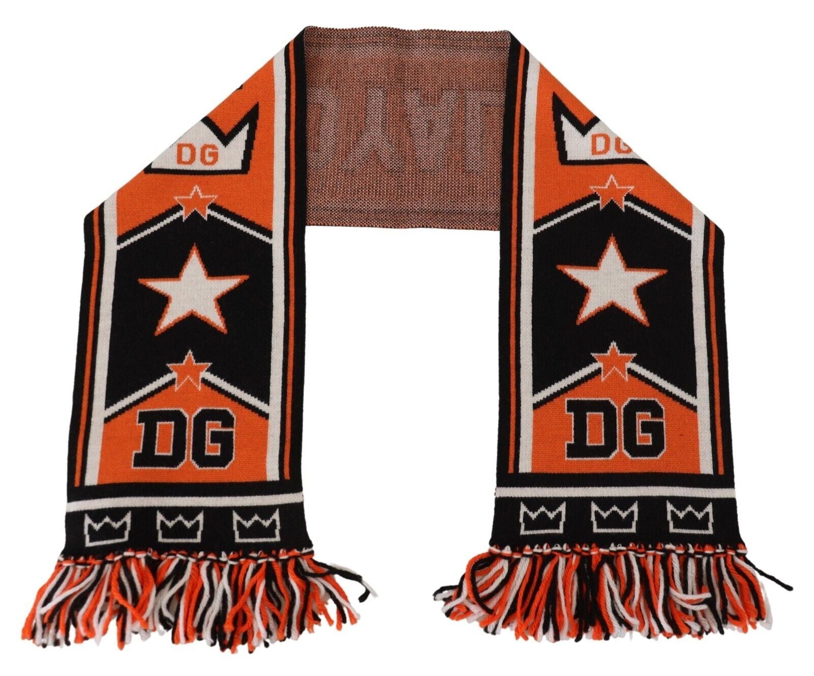 Dolce & Gabbana Multicolor DG Logo Printed Men Neck Wrap Shawl Scarf - Maison Luxe