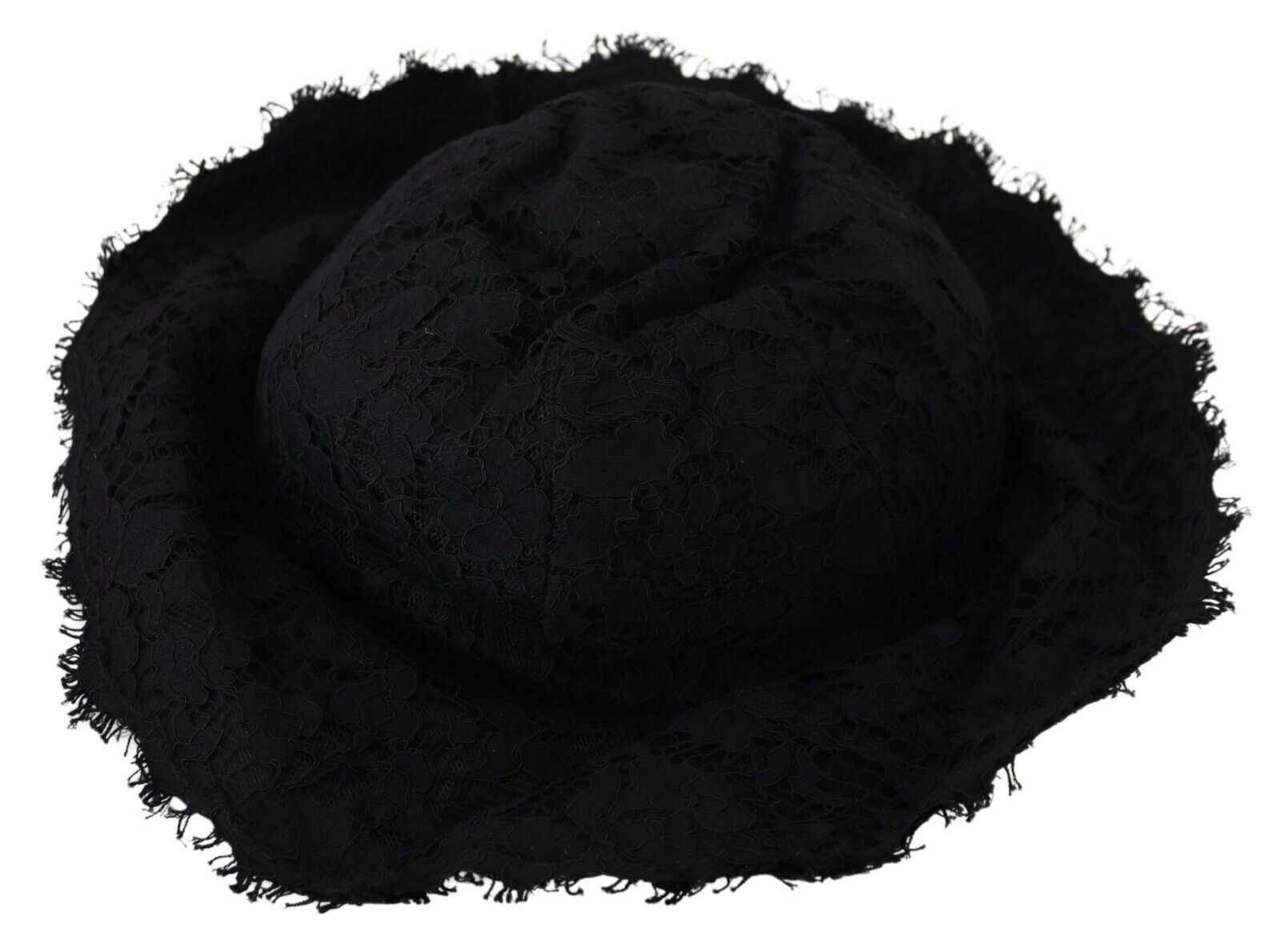 Dolce & Gabbana Black Cotton Wide Brim Shade Hat - Maison Luxe