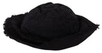 Dolce & Gabbana Black Cotton Wide Brim Shade Hat - Maison Luxe
