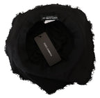 Dolce & Gabbana Black Cotton Wide Brim Shade Hat - Maison Luxe