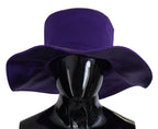 Dolce & Gabbana Purple Silk Stretch Top Hat - Maison Luxe