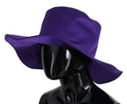 Dolce & Gabbana Purple Silk Stretch Top Hat - Maison Luxe