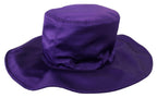 Dolce & Gabbana Purple Silk Stretch Top Hat - Maison Luxe