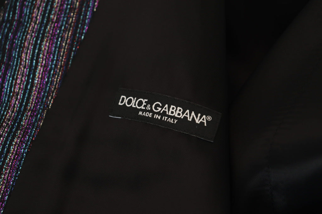 Dolce & Gabbana Multicolor Polyester Waistcoat Dress Formal Vest