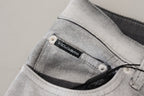 Dolce & Gabbana Gray Washed Skinny Men Denim Jeans