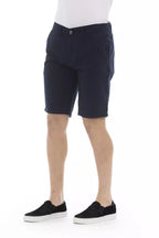Baldinini Trend Blue Cotton Men's Bermuda Short
