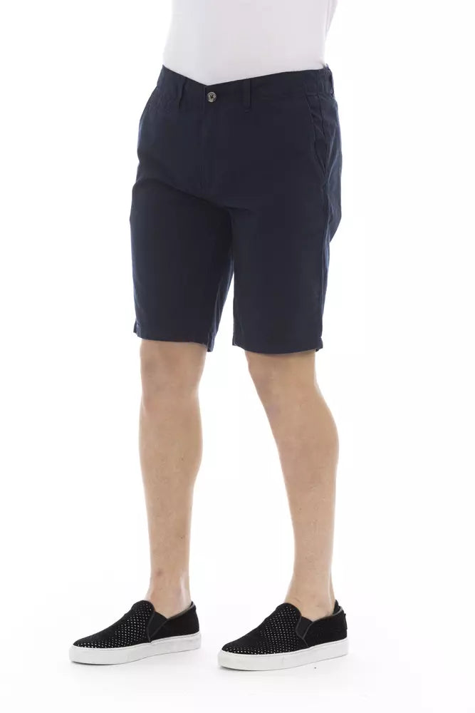 Baldinini Trend Blue Cotton Men's Bermuda Short