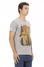 Trussardi Action Gray Cotton Men's T-Shirt
