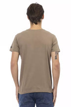 Trussardi Action Brown Cotton Men's T-Shirt