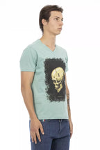 Trussardi Action Green Cotton Men's T-Shirt