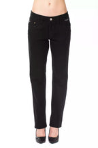 Ungaro Fever Black Cotton Women's Pant