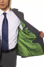 Billionaire Italian Couture Gray Wool Men's Blazer