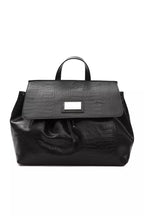 Pompei Donatella Black Leather Women Shoulder Bag