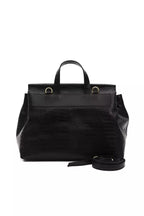 Pompei Donatella Black Leather Women Shoulder Bag