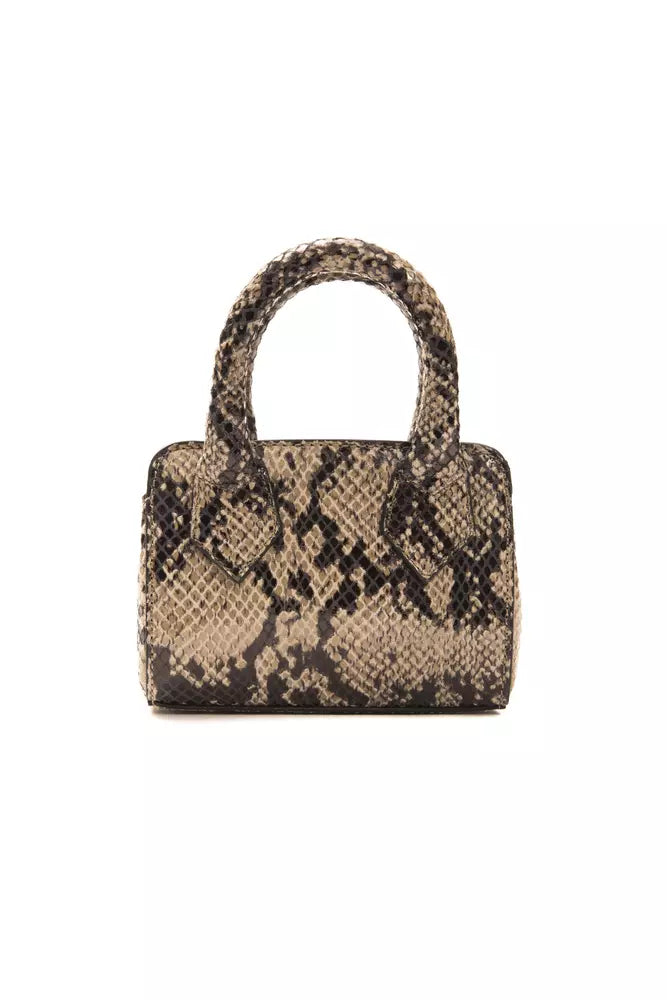 Pompei Donatella Brown Leather Women Shoulder Bag