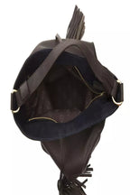 Pompei Donatella Brown Leather Women Shoulder Bag