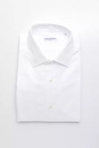 Robert Friedman White Cotton Men's Shirt