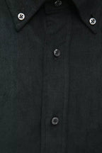 Robert Friedman Black Cotton Men's Shirt