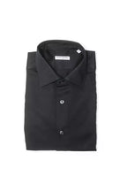 Robert Friedman Black Cotton Men Shirt