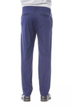 Verri Blue Cotton Men's Chino Pant