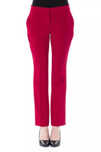 BYBLOS Fuchsia Polyester Women Pant