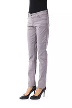 BYBLOS Gray Cotton Women Jeans