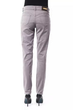 BYBLOS Gray Cotton Women Jeans