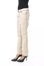 BYBLOS Beige Cotton Women Jean