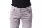 BYBLOS Gray Cotton Women Jeans