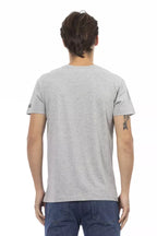 Trussardi Action Gray Cotton Men's T-Shirt