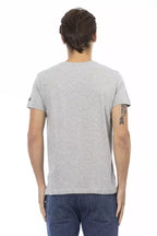 Trussardi Action Gray Cotton Men's T-Shirt