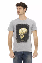 Trussardi Action Gray Cotton Men's T-Shirt