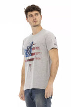 Trussardi Action Gray Cotton Men's T-Shirt