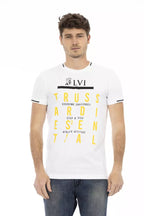 Trussardi Action White Cotton Men's T-Shirt