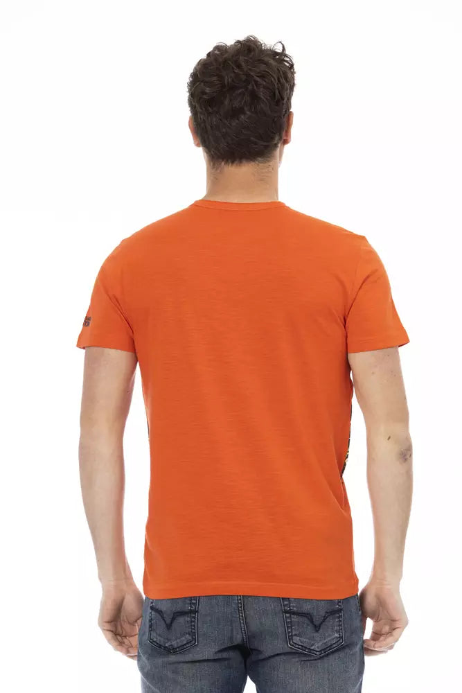 Trussardi Action Orange Cotton Men's T-Shirt