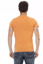 Trussardi Action Orange Cotton Men's T-Shirt