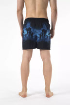 Just Cavalli Black Polyester Men Swimwear
