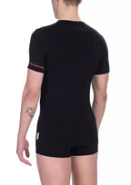 Bikkembergs Black Cotton Men T-Shirt Twin Pack