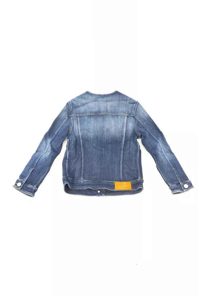 Jacob Cohen Blue Cotton Women Jacket
