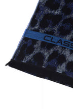 Cavalli Class Blue Wool Men Scarf - Maison Luxe