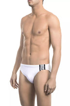 Bikkembergs White Polyamide Men's Swimwear