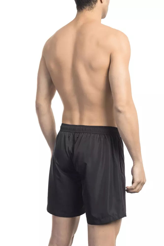 Bikkembergs Black Polyester Men's Swim Short