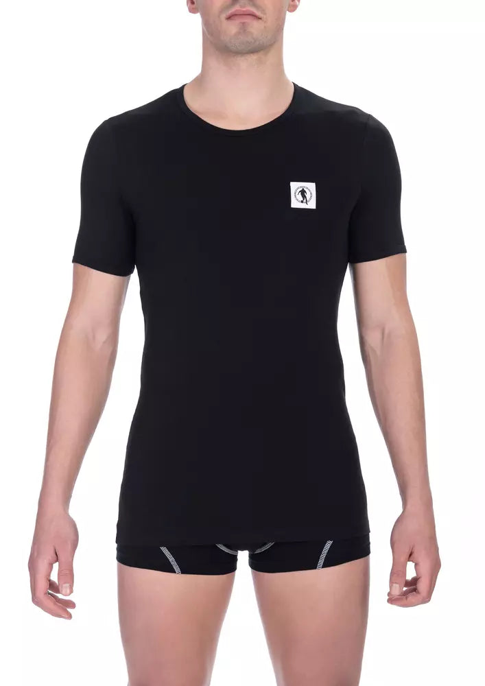 Bikkembergs Black Cotton Men T-Shirt Pack