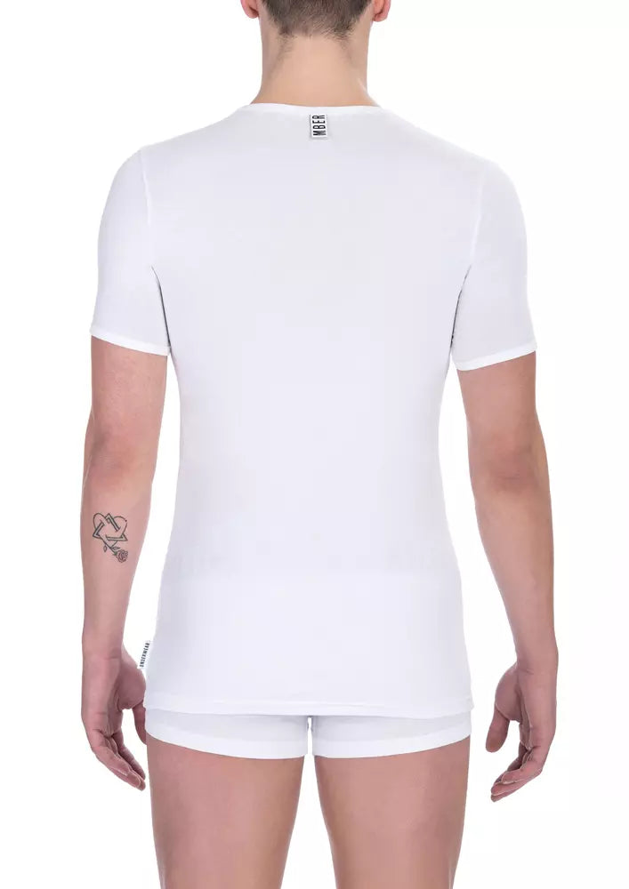 Bikkembergs White Cotton Men T-Shirt Pack