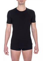Bikkembergs Black Cotton Men T-Shirt Twin Pack