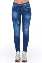 Frankie Morello Blue Denim Women's Jeans
