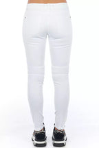 Frankie Morello White Cotton Women's Jeans