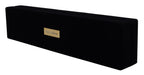 Dolce & Gabbana Black Velvet Logo Plaque Storage Bracelet Jewelry Box - Maison Luxe