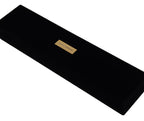 Dolce & Gabbana Black Velvet Logo Plaque Storage Bracelet Jewelry Box - Maison Luxe